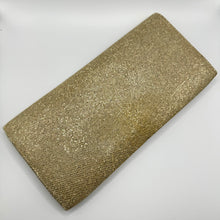 Load image into Gallery viewer, Original 1950&#39;s Soft Gold Glitter Clutch Bag - Perfect Evening Bag
