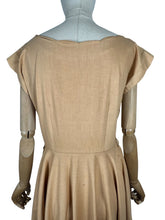 Load image into Gallery viewer, Wounded But Wearable Original 1950's Cotton Day Dress - Bust 36 37 *
