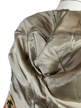 Load image into Gallery viewer, Original 1950's Hilmorn Reg'd Inky Black Wool Coat with Astrakhan Fur Trim - Bust 42 44
