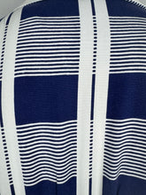 Load image into Gallery viewer, Original 1950's Peggy Page Navy and White Check Day Dress - Bust 36 37 *
