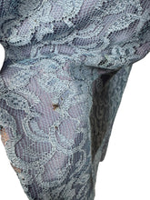 Load image into Gallery viewer, Original 1950's Lavender Blue Lace Dress, Bolero and Jacket Set by Mynette - Bust 38
