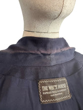 Load image into Gallery viewer, Volup Original 1940's Dark Blue Wool Jacket by Jaclane of California - Bust 40 42
