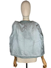 Load image into Gallery viewer, Original 1950's Lightweight Wool Cropped Jacket in Pale Grey - Bust 38 40

