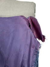 Load image into Gallery viewer, Original 1950's Lavender Blue Lace Dress, Bolero and Jacket Set by Mynette - Bust 38
