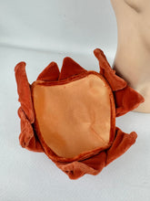 Load image into Gallery viewer, Original 1950&#39;s Burnt Orange Cotton Velvet Hat with Bow Detail
