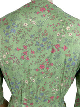 Load image into Gallery viewer, Original 1940&#39;s Pure Silk Day Dress with Pretty Floral Print by Debinex - Bust 38 *
