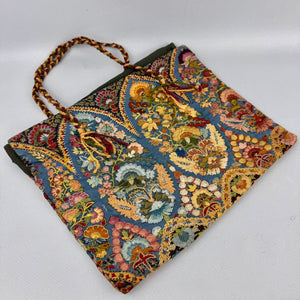 Original Early 20th Century 1910’s 1920’s Silk Embroidered Bag - Beautiful Vintage Handbag