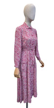 Load image into Gallery viewer, Original 1940’s Pink and White Floppy Cotton Belted Day Dress - Bust 36
