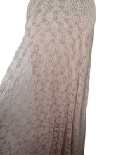 Load image into Gallery viewer, Original 1930&#39;s Pretty Pink and Blue Lace Full Length Belted Evening Dress - Bust 30 32
