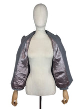 Load image into Gallery viewer, Original 1940's Grey Wool Single Breasted Jacket by F.A.Brackley - Bust 34 36 *
