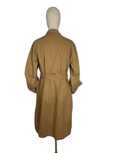 Load image into Gallery viewer, Original 1941&#39;s Women’s Land Army Milking Coat from WW2 - Bust 38 40 *
