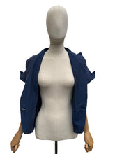 Load image into Gallery viewer, Original 1940's 1950's Navy Blue Jacket by IKE CLARKE Dallas - Bust 36 37
