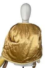 Load image into Gallery viewer, Original 1950&#39;s Blonde Faux Fur Jacket with Large Shawl Collar - Bust 38 40

