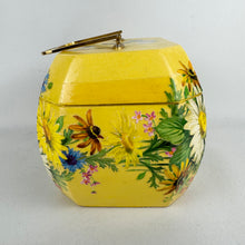 Load image into Gallery viewer, Beautiful Vintage Wooden Box Bag with Bright Floral and Pretty Butterfly Decoupage
