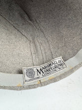 Load image into Gallery viewer, Original 1930's Marshall &amp; Snelgrove Grey Felt High Hat with Rabbit Fur Trim
