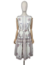 Load image into Gallery viewer, Original 1950’s California Cotton Belted Day Dress - Bust 34 35
