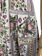 Load image into Gallery viewer, Original 1940&#39;s Thick Cotton Floral Stripe Sleeveless Chore Dress by Ritchwear - Bust 38 39
