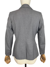 Load image into Gallery viewer, Original 1940's Grey Wool Single Breasted Jacket by F.A.Brackley - Bust 34 36 *
