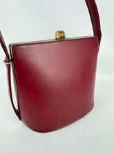 Load image into Gallery viewer, Wounded Original 1950&#39;s St Michael Red Faux Leather Box Bag
