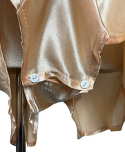 Load image into Gallery viewer, Original 1940’s CC41 Peach Coloured Satin Step In with Embroidery - Bust 34” *
