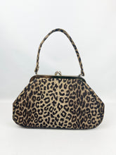 Load image into Gallery viewer, Original 1950&#39;s Calego of Canada Faux Leopard Skin Bag
