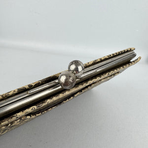 Original Wilco 1930's 1940's Faux Snakeskin Clutch Bag - Great Vintage Accessory