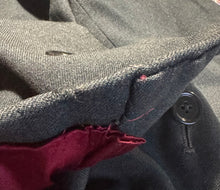 Load image into Gallery viewer, Original 1950's Women's Royal Voluntary Service Green Wool Jacket with Cherry Red Lining - Bust 38 *
