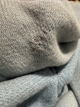 Load image into Gallery viewer, Original 1940's Wool Jacket in Soft Blue with Studded Cuffs and Pockets - Bust 36 38 *
