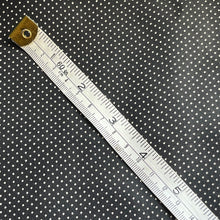 Load image into Gallery viewer, Original 1930&#39;s Black and White Polka Dot Cotton Dressmaking Fabric - 29&quot; x 432&quot;
