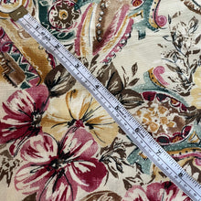 Load image into Gallery viewer, Floppy Cotton Rayon Dressmaking Fabric with Tropical Floral Print - 44&quot; x 160&quot;
