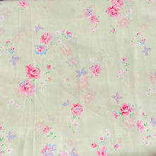 Load image into Gallery viewer, 1940&#39;s Apple Green Crepe Dressmaking Fabric for Underwear or Nightwear - 35&quot; x 64&quot; - No.11
