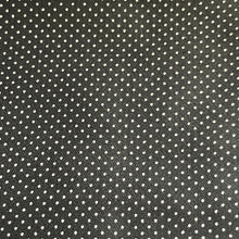 Load image into Gallery viewer, Original 1930&#39;s Black and White Polka Dot Cotton Dressmaking Fabric - 29&quot; x 432&quot;
