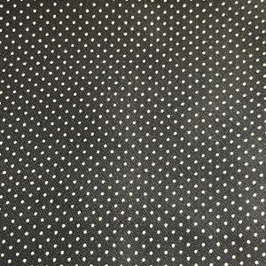 Original 1930's Black and White Polka Dot Cotton Dressmaking Fabric - 29" x 432"