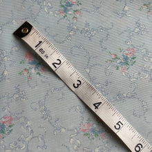 Load image into Gallery viewer, 1940&#39;s Dressmaking Fabric for Underwear or Nightwear - Blue Base with Ribbons and Floral Print in White, Pink and Blue - 36&quot; x 130&quot; - No.17
