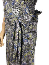 Load image into Gallery viewer, Original 1940’s 1950&#39;s Paisley Print Day Dress by Rembrandt - Artificial Silk - Bust 34 *
