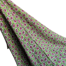 Load image into Gallery viewer, Original 1930’s 1940’s Green, Pink and White Crepe Dressmaking Fabric - Selling By The Metre
