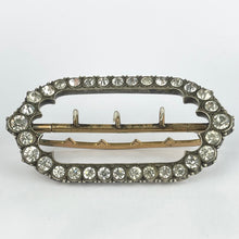 Load image into Gallery viewer, Vintage Late Victorian or Early Edwardian Paste Buckle by the Parisian Diamond Company
