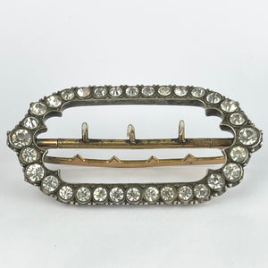 Vintage Late Victorian or Early Edwardian Paste Buckle by the Parisian Diamond Company