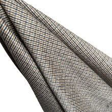 Load image into Gallery viewer, Vintage Wool Check Suiting Fabric in Brown and Black - 58&quot; x 130&quot;
