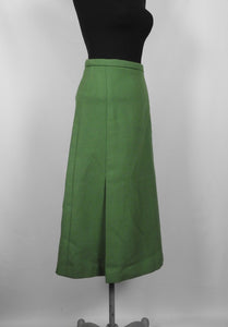 1940s Reproduction Wool Skirt - W32 33 Maximum