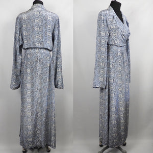 1940’s Silk Crepe Dressing Gown - Beautiful Robe