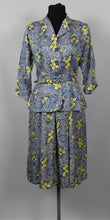 Load image into Gallery viewer, 1940s Artificial Silk Dress Which Looks Like A Suit - B38/40
