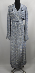 1940’s Silk Crepe Dressing Gown - Beautiful Robe