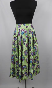1950s Cotton Circle Skirt - W24
