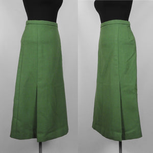 1940s Reproduction Wool Skirt - W32 33 Maximum