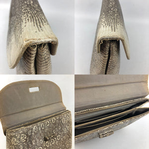 1950s Snakeskin Shoes and Handbag Set - UK 3 3.5 *