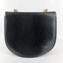 Load image into Gallery viewer, 1950s Black Vinyl Handbag With Matching Red Coin Purse
