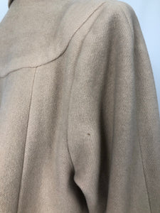 1940s Wool Swing Coat with Beautiful Pocket Detail - Bust 38 40