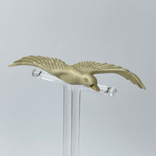 Load image into Gallery viewer, Large Plastic Seagull in Flight Brooch
