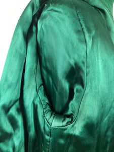 1940s Kelly Green Wool Overcoat - B44